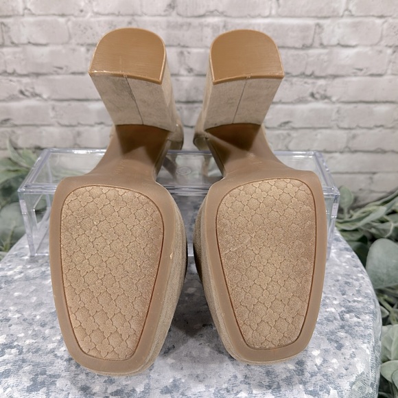 Kelly & Katie Elmonie Taupe Square Toe 3.5” Heel Dress Shoes WMS 10M✨NWOT✨ - Picture 7 of 11